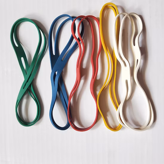 Bandas de goma de silicona con banda en H, bandas de goma X elásticas de colores surtidos para libros, suministros de oficina, carpetas de archivos, botes de basura